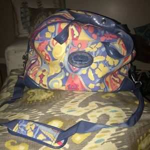 Kathy Van Zeeland Travel Duffle w/ trolly slip